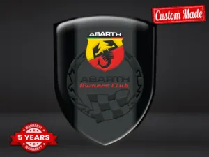 Fiat Abarth Logo Silicona Auto Rendimiento Máximo Estilo Pro Duradero